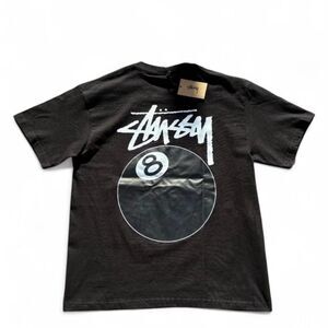 Stussy Men's Brown and Black T-shirt
